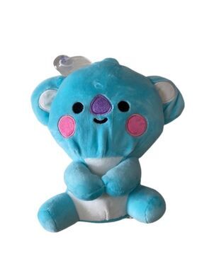 NWOT New BTS21 Line Friends Plushie "KOYA" blue plushie‎ doll BTS 21 stuf…